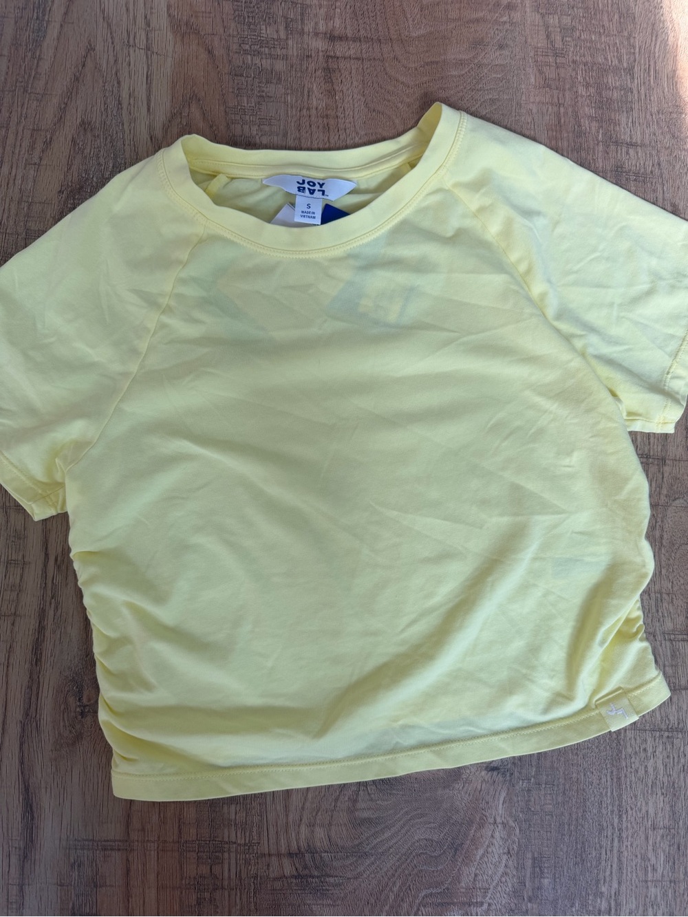 NWT size small Joy Lab Yellow Short Sleeve Tee